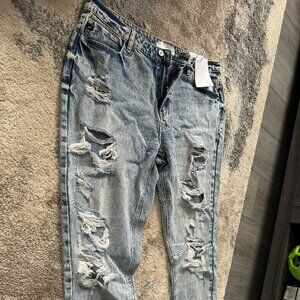 Women's Kancan jeans ripped size 15